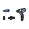 Bosch GSR 12V-15 FC Akku-Bohrschrauber-Set 12,0 V, mit 2 Akkus