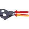 Knipex Kabelschere VDE rot/gelb Spezial-Werkzeugstahl in Sondergüte 250x115x20mm 95 36 250