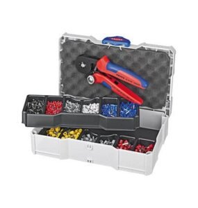 Knipex mitohne Kunstoffkragen 97 90 06 Aderendhülsen-Sortiment 9-teilig
