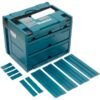 Makita Werkzeugkoffer MAKSTOR 4.5 P-84349 blau 295x320x395mm leer