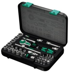 Wera Ratschenkasten Steckschlüsselsatz Zyklop 8100 05003533001 1/4" (6.3 mm) klein 42 teilig