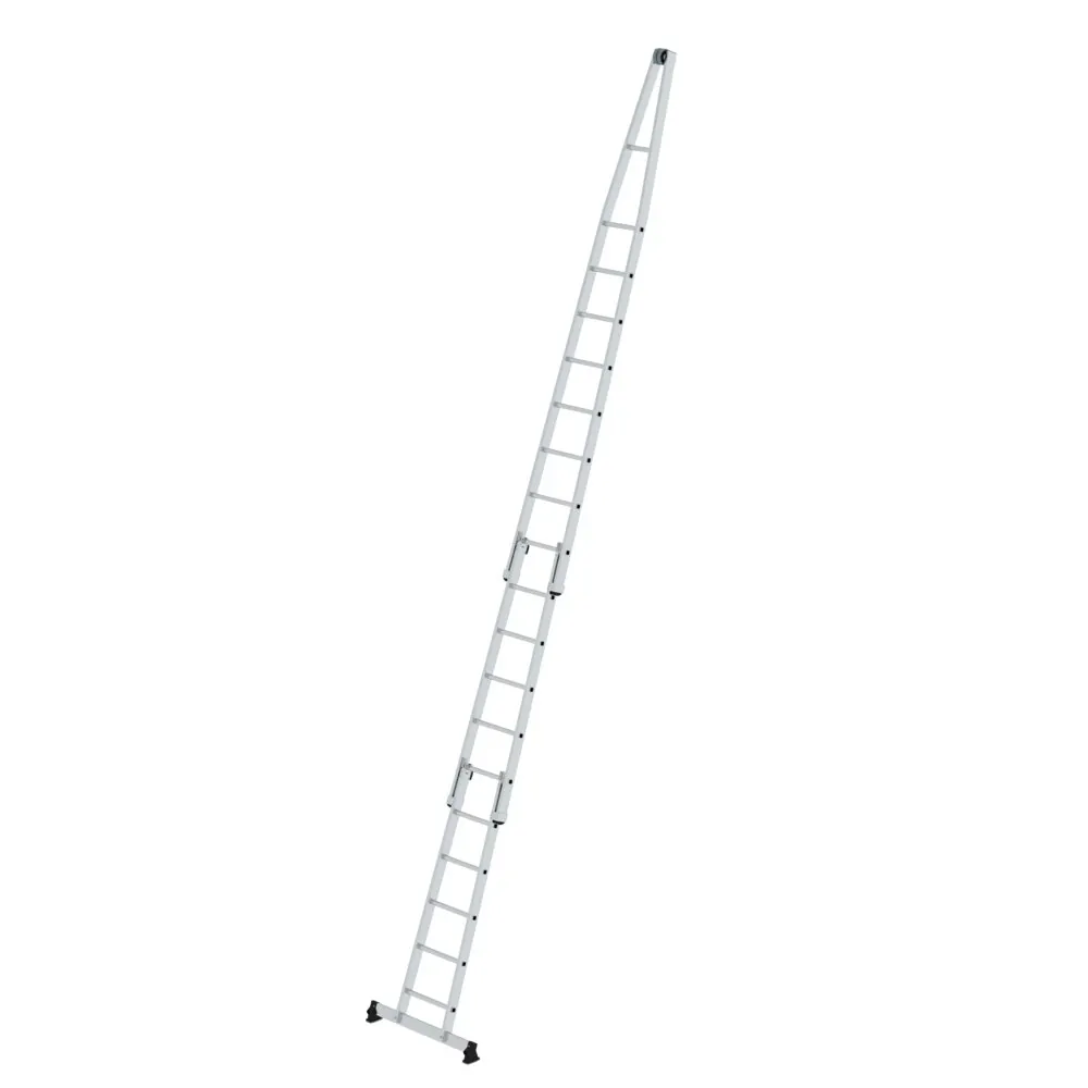 MUNK - Sprossen-Glasreinigerleiter Satz mit nivello®-Traverse 3-teilig