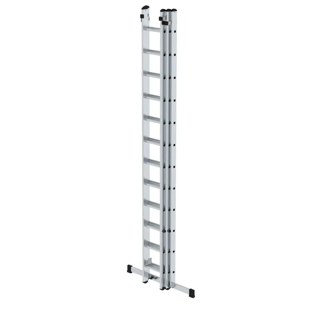 MUNK - Sprossen-Schiebeleiter 3-teilig mit Standard-Traverse 3x12 Sprossen Hover Image