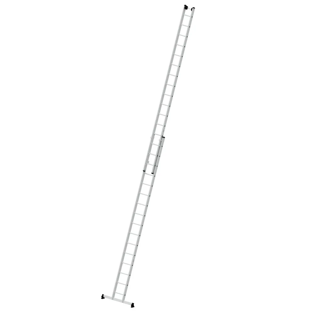 MUNK - Sprossen-Schiebeleiter 2-teilig mit nivello®-Traverse 2x16 Sprossen