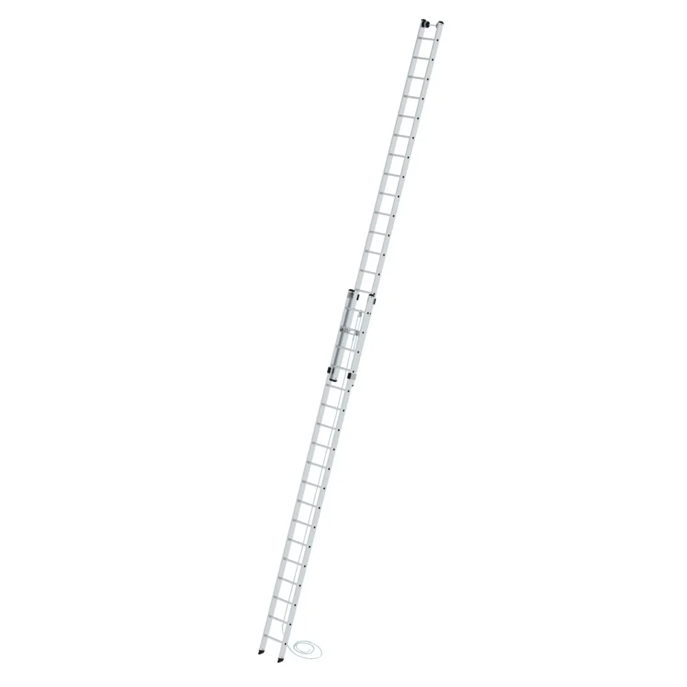 MUNK - Sprossen-Seilzugleiter 2-teilig ohne Traverse 2x18 Sprossen