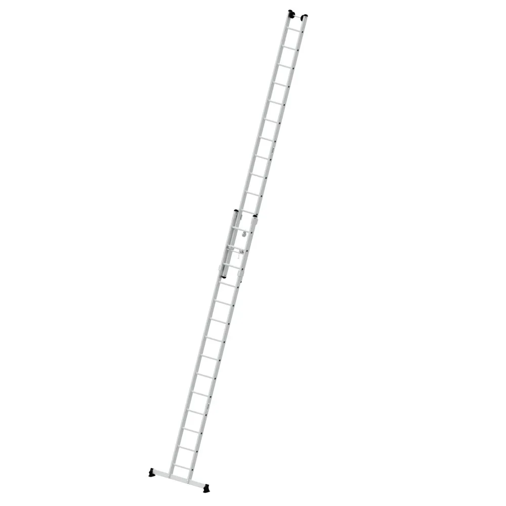 MUNK - Sprossen-Seilzugleiter 2-teilig mit nivello®-Traverse 2x14 Sprossen