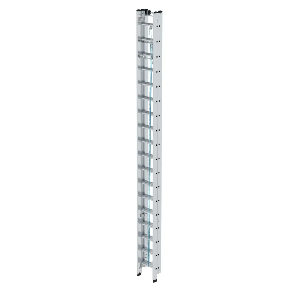 MUNK - Sprossen-Seilzugleiter 3-teilig ohne Traverse 3x18 Sprossen Hover Image