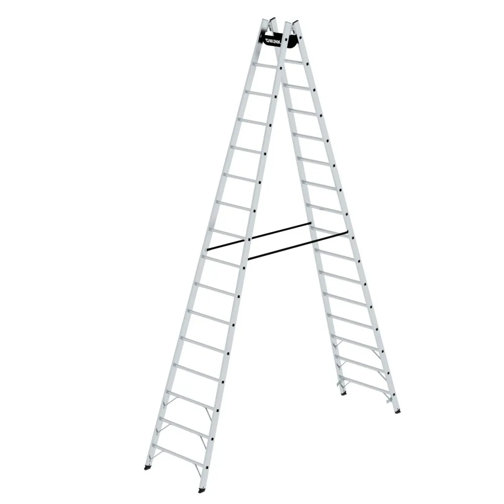 MUNK - Sprossen-Stehleiter 2x16 Sprossen