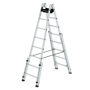 MUNK - Sprossen-Stehleiter treppengängig 2x8 Sprossen