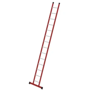 MUNK - Sprossen-Anlegeleiter GFK/Alu mit Traverse 14 Sprossen
