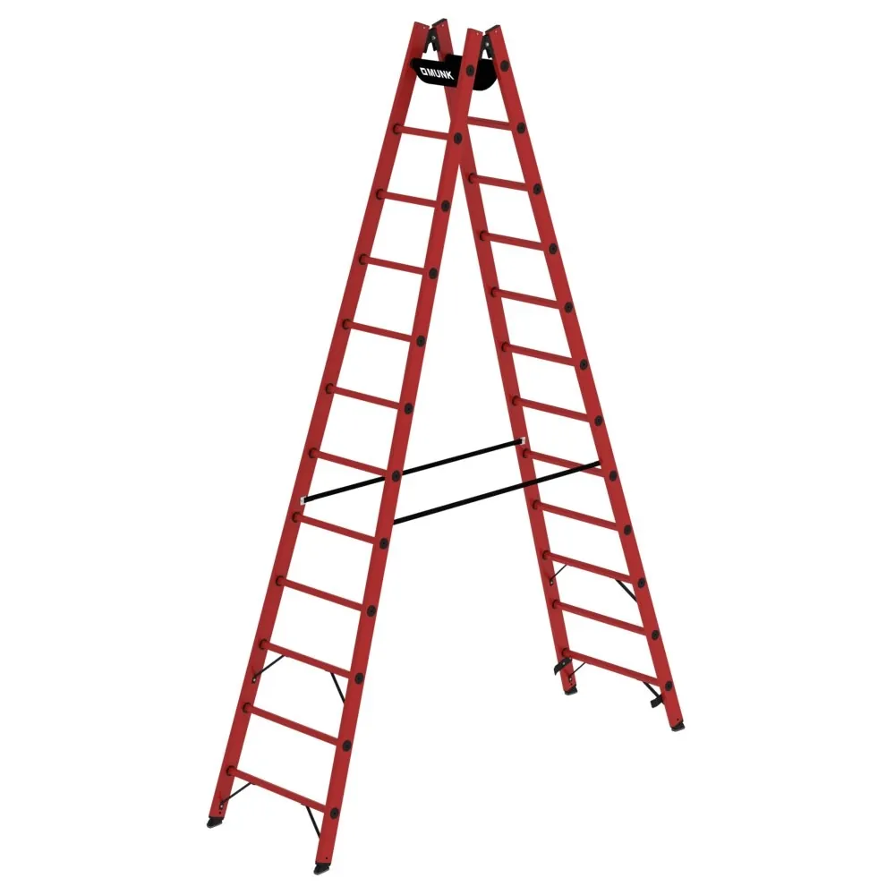 MUNK - Sprossen-Stehleiter GFK 2x12 Sprossen