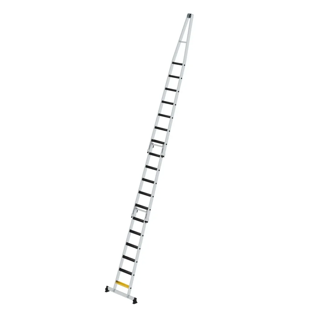 MUNK - Stufen-Glasreinigerleiter-Satz mit nivello®-Traverse und clip-step R13 3-teilig