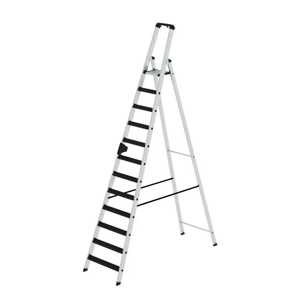 MUNK - Stufen-Stehleiter einseitig begehbar mit clip-step relax 14 Stufen