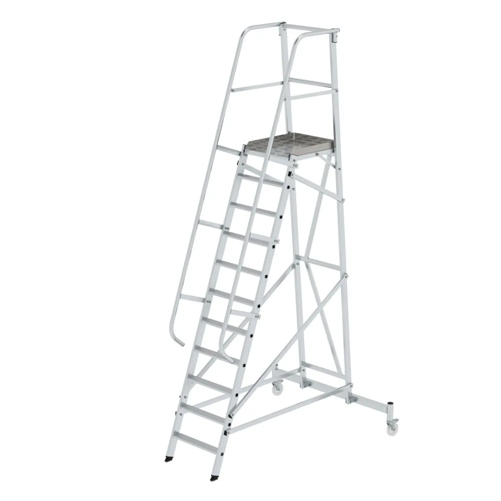 MUNK - Plattformleiter fahrbar 11 Stufen