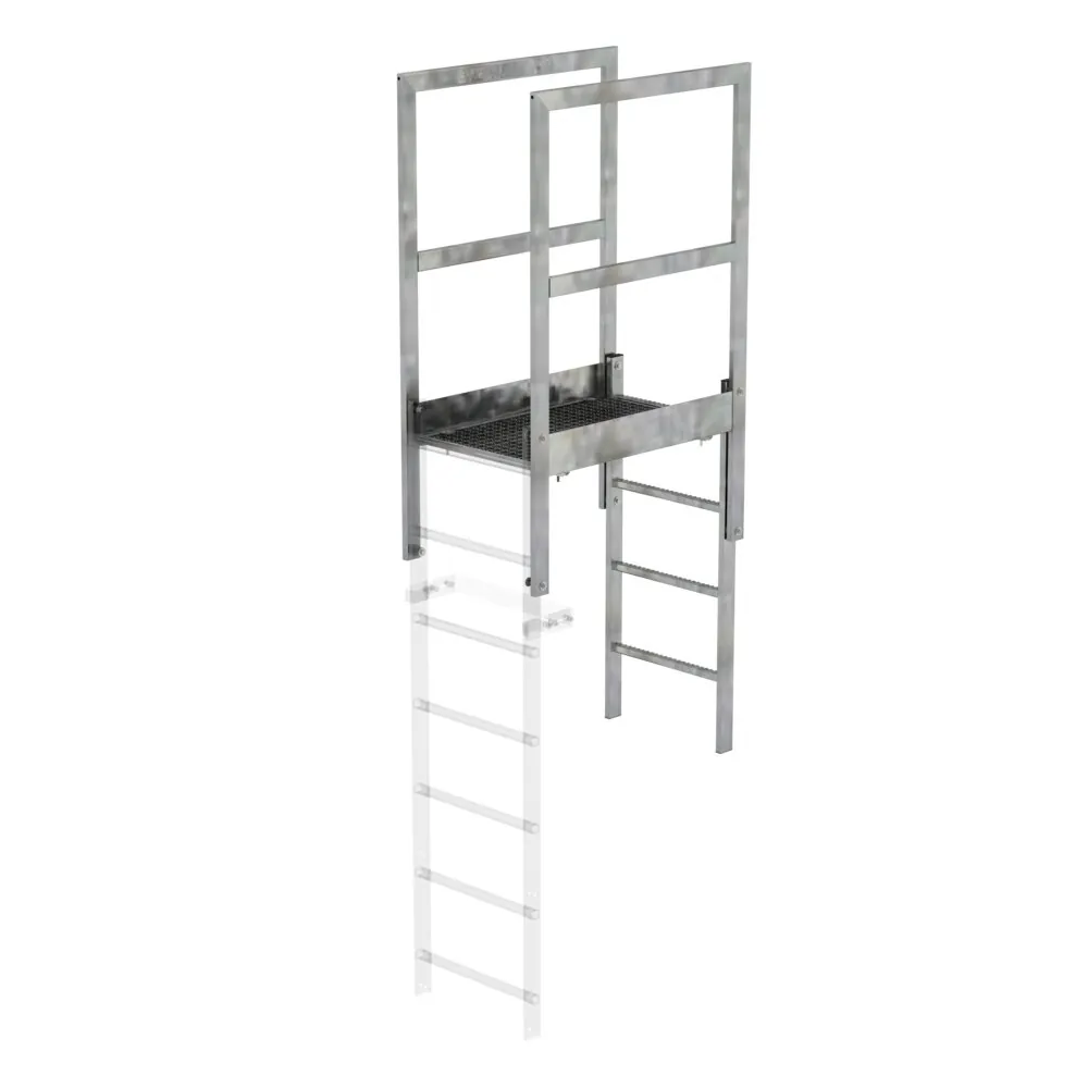 MUNK - Attika-Überstieg-Stahl-verzinkt 880 mm lichte Länge