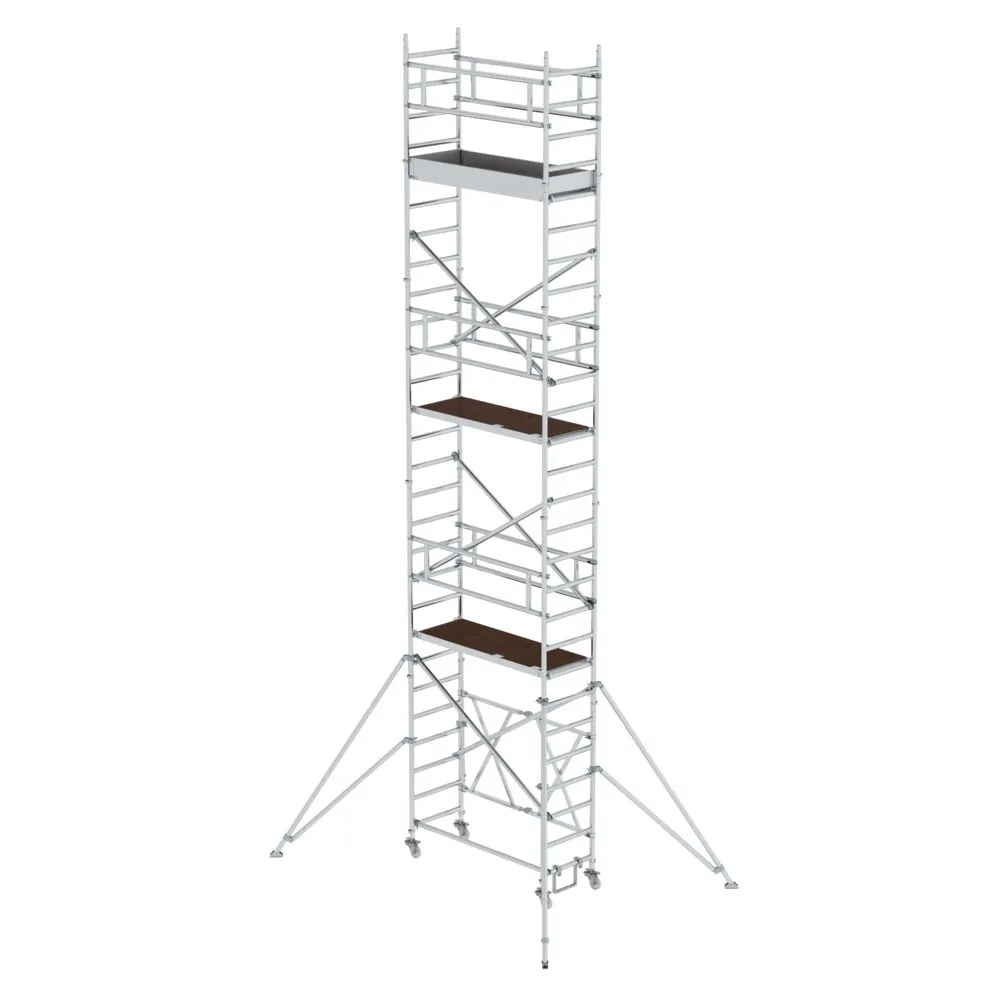 MUNK - Klappgerüst 0,75 x 1,80 m mit Ausleger Plattformhöhe 7,12 m