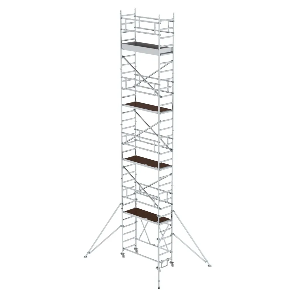MUNK - Klappgerüst 0,75 x 1,80 m mit Ausleger Plattformhöhe 7,96 m