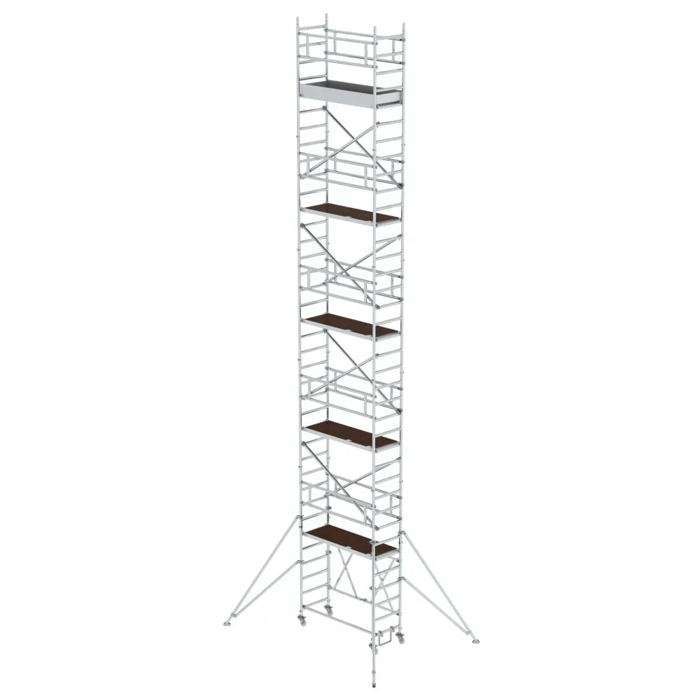 MUNK - Klappgerüst 0,75 x 1,80 m mit Ausleger Plattformhöhe 9,92 m