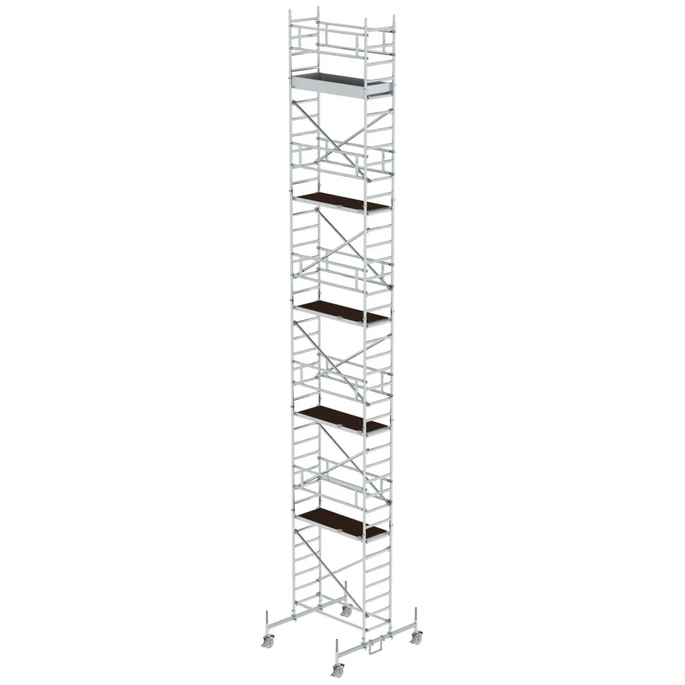 MUNK - Rollgerüst 0,75 x 1,80 m mit Fahrbalken Plattformhöhe 10,54 m