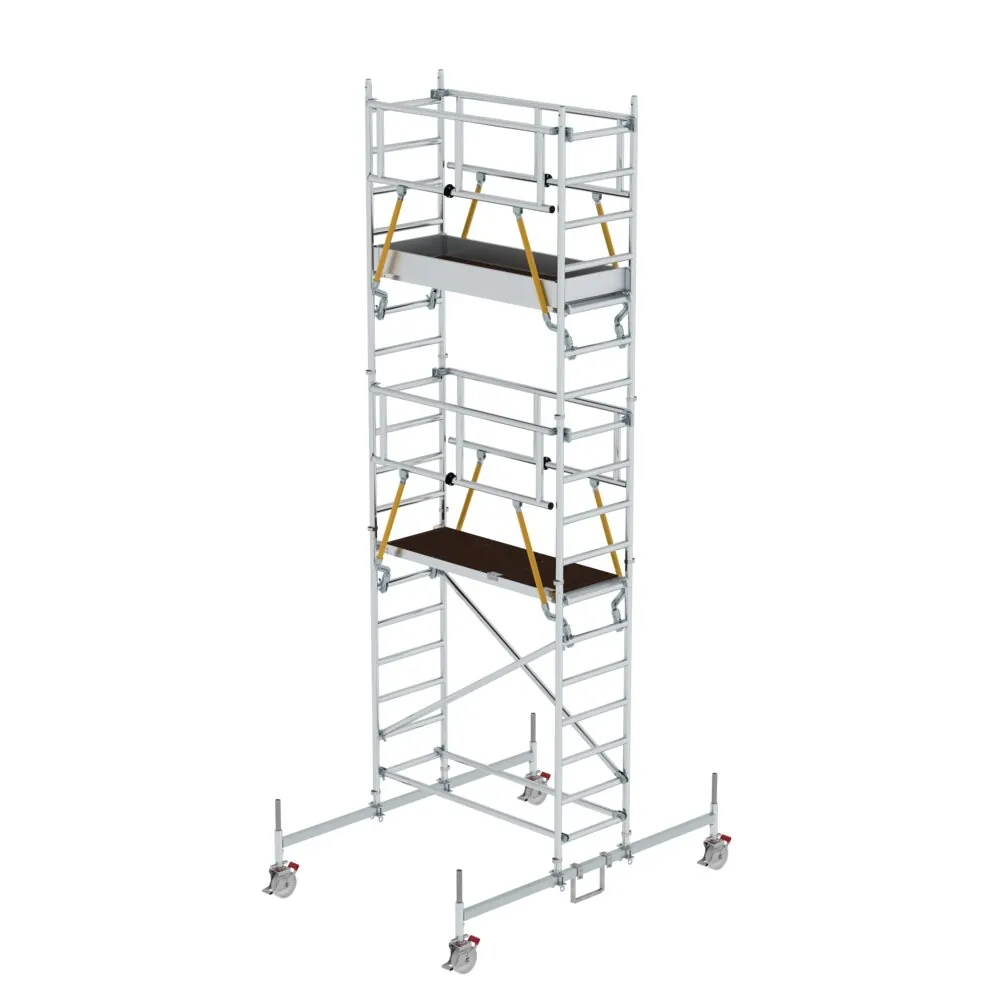 MUNK - Rollgerüst SG 0,75 x 1,80 m mit Fahrbalken Plattformhöhe 4,66 m