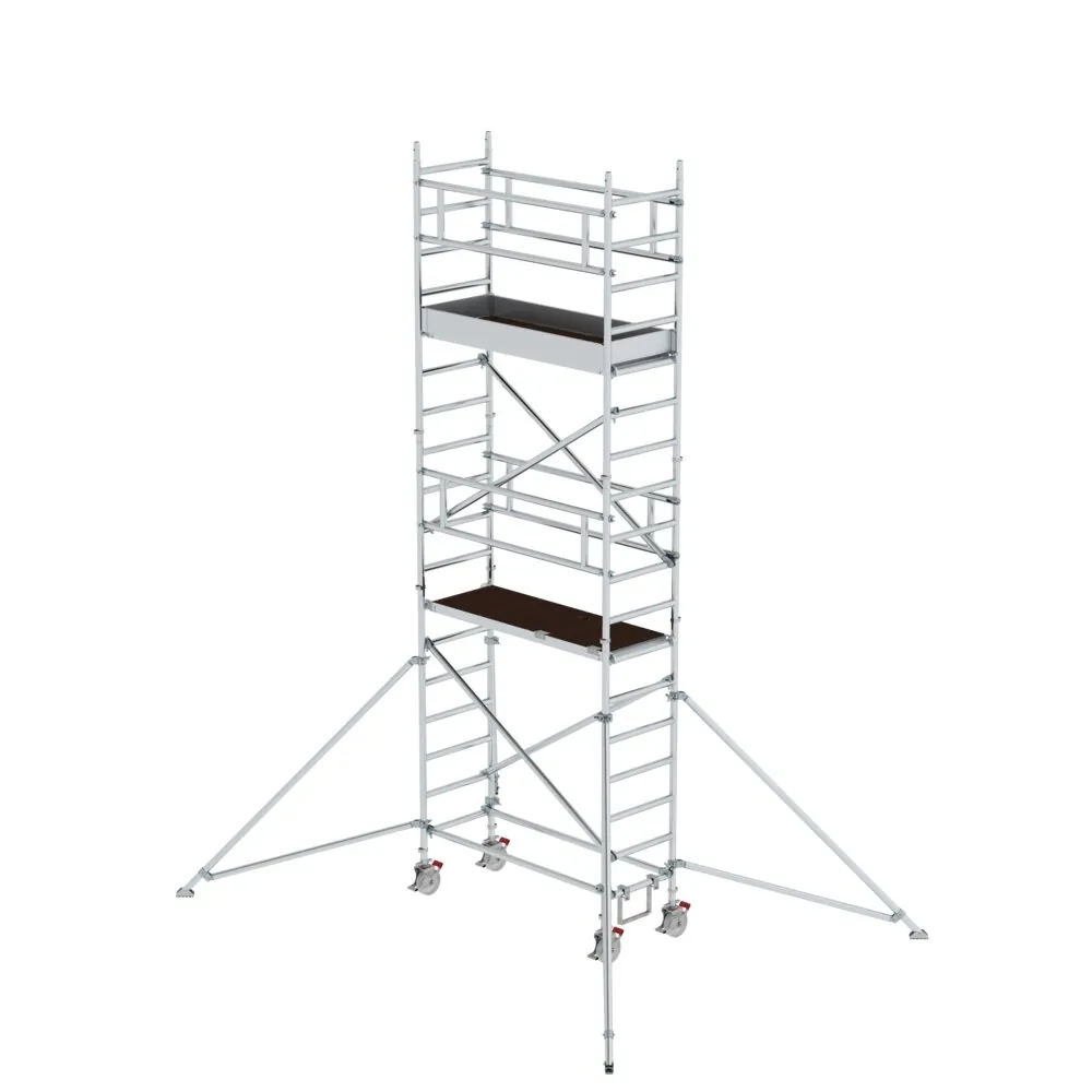 MUNK - Rollgerüst 0,75 x 1,80 m mit Ausleger Plattformhöhe 4,47 m