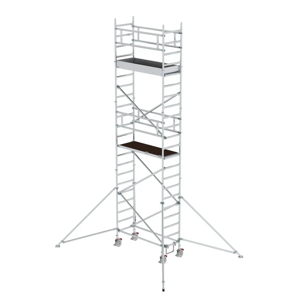 MUNK - Rollgerüst 0,75 x 1,80 m mit Ausleger Plattformhöhe 5,59 m