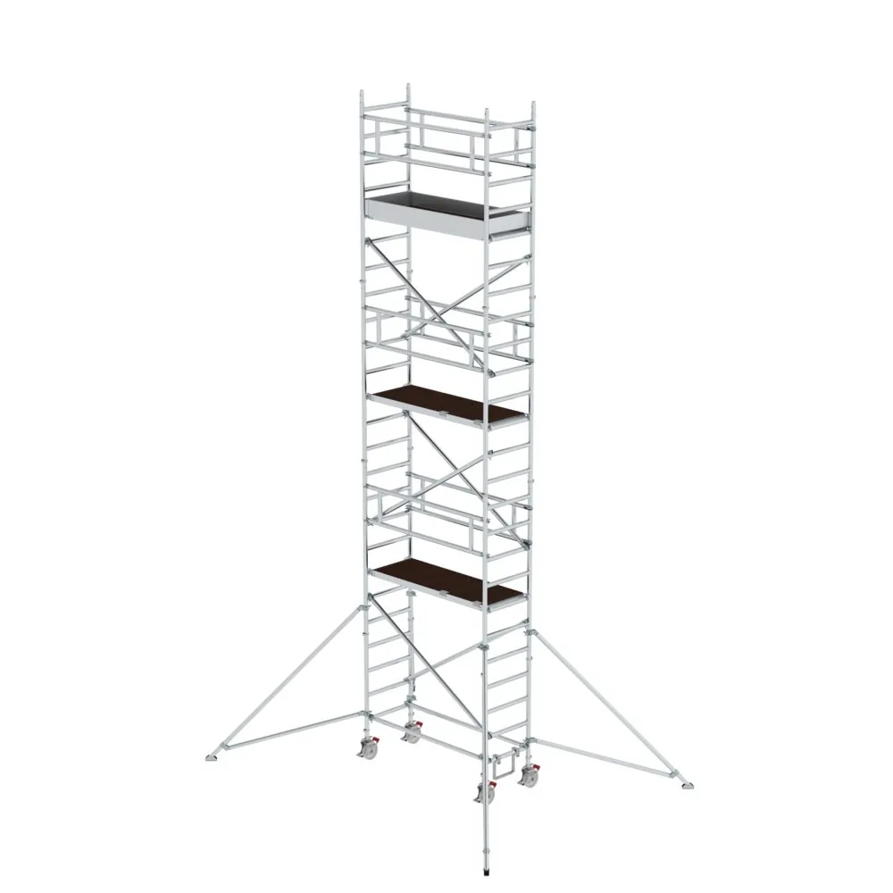 MUNK - Rollgerüst 0,75 x 1,80 m mit Ausleger Plattformhöhe 6,43 m