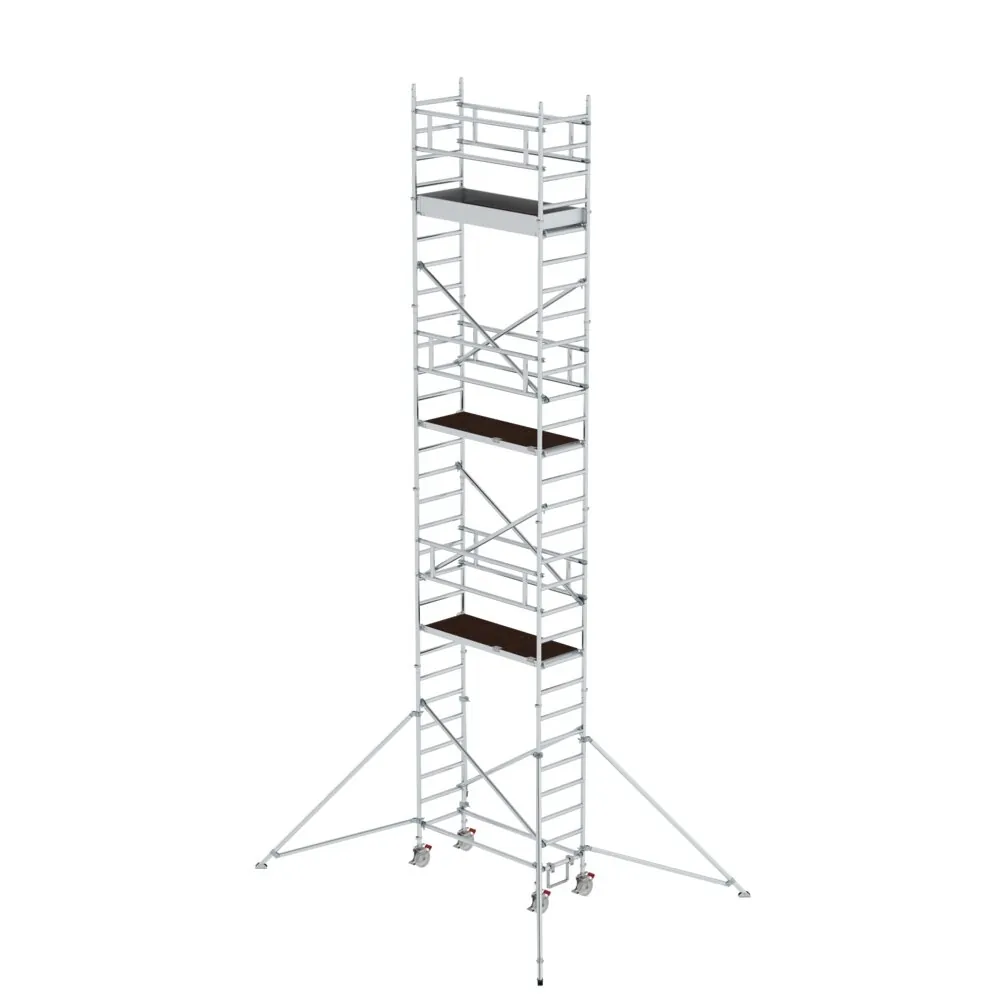 MUNK - Rollgerüst 0,75 x 1,80 m mit Ausleger Plattformhöhe 7,55 m