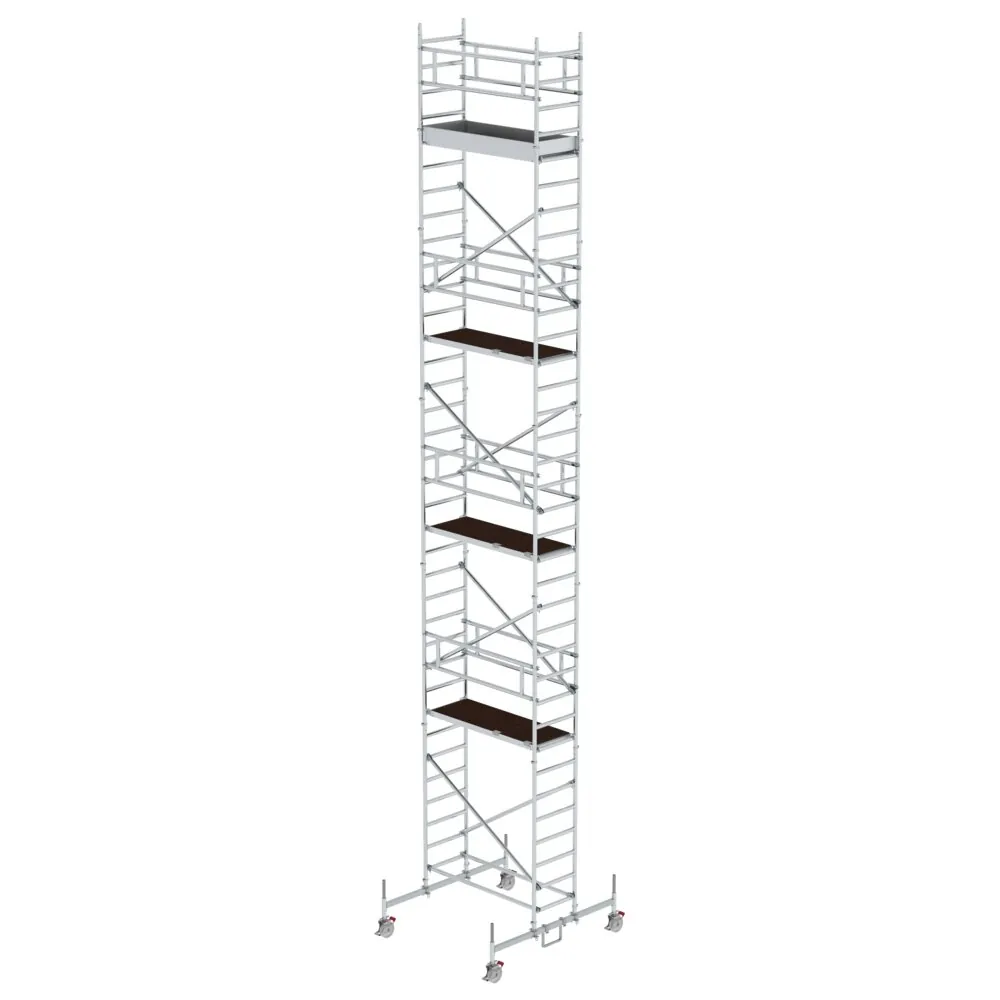 MUNK - Rollgerüst 0,75 x 1,80 m mit Fahrbalken Plattformhöhe 9,70 m