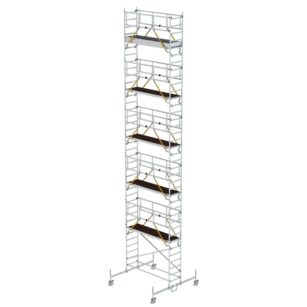 MUNK - Rollgerüst SG 0,75 x 2,45 m mit Fahrbalken Plattformhöhe 10,54 m
