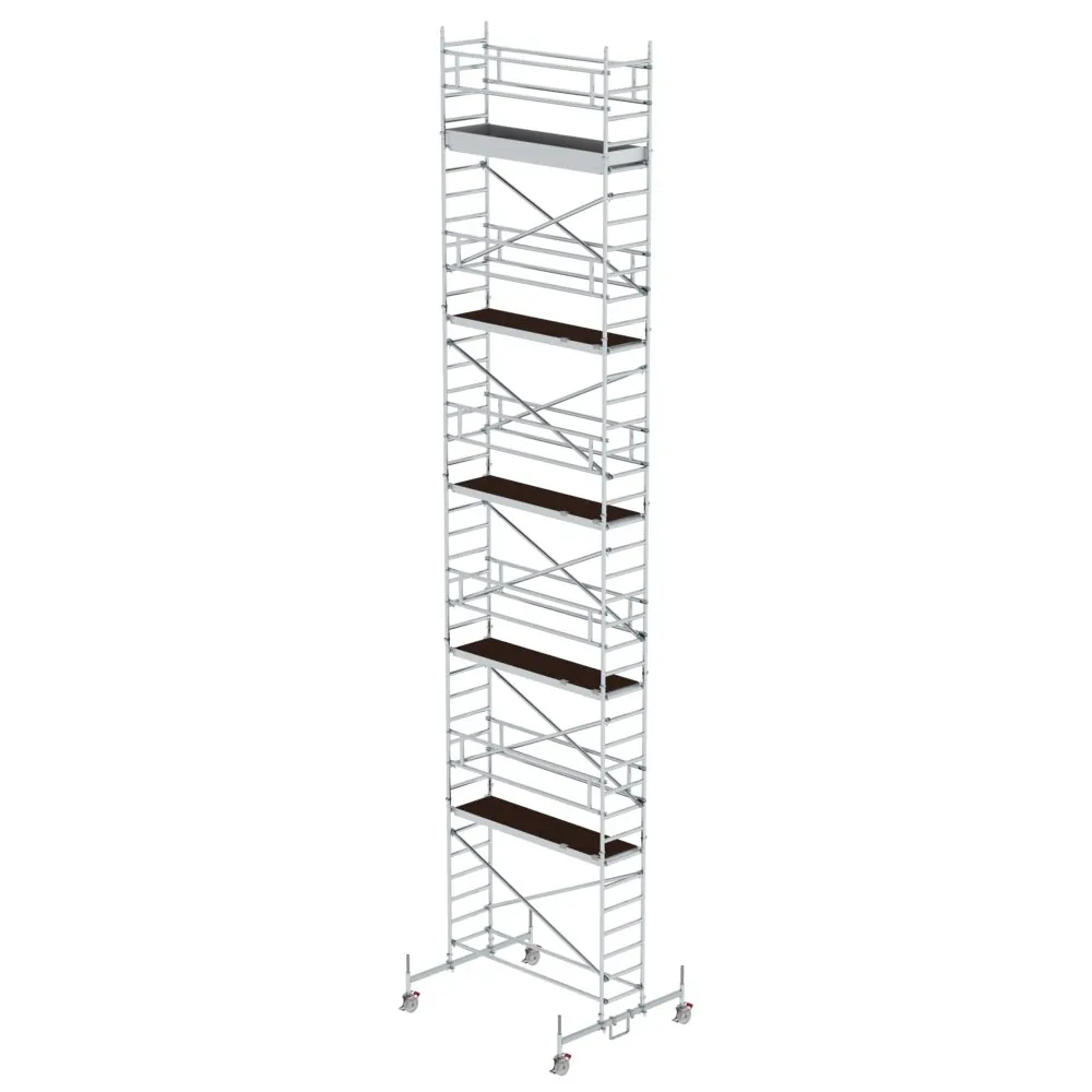 MUNK - Rollgerüst 0,75 x 2,45 m mit Fahrbalken Plattformhöhe 10,54 m