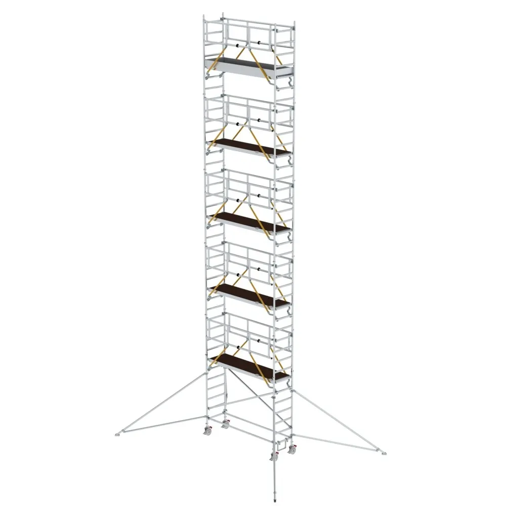 MUNK - Rollgerüst SG 0,75 x 2,45 m mit Ausleger Plattformhöhe 10,35 m