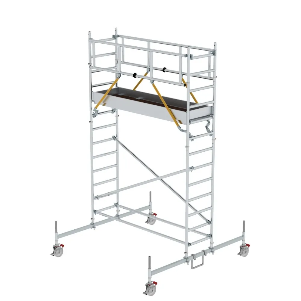 MUNK - Rollgerüst SG 0,75 x 2,45 m mit Fahrbalken Plattformhöhe 3,26 m