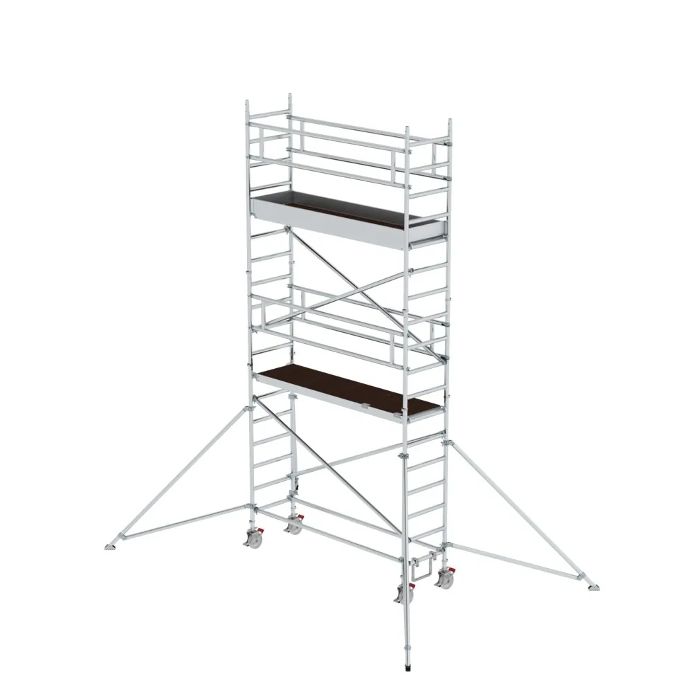 MUNK - Rollgerüst 0,75 x 2,45 m mit Ausleger Plattformhöhe 4,47 m