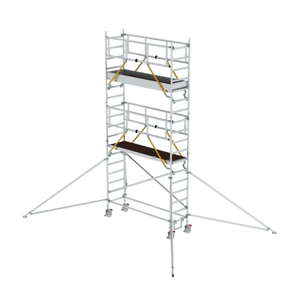 MUNK - Rollgerüst SG 0,75 x 2,45 m mit Ausleger Plattformhöhe 4,47 m