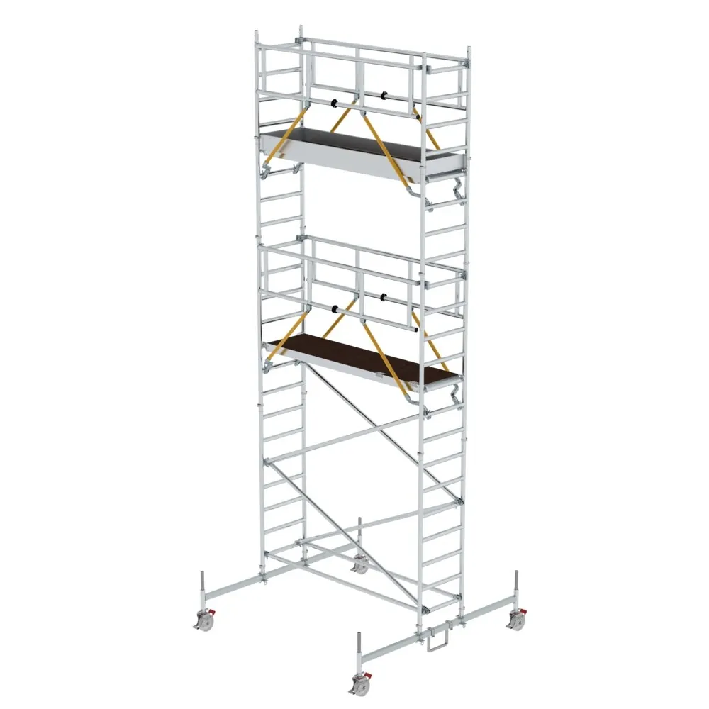 MUNK - Rollgerüst SG 0,75 x 2,45 m mit Fahrbalken Plattformhöhe 5,78 m