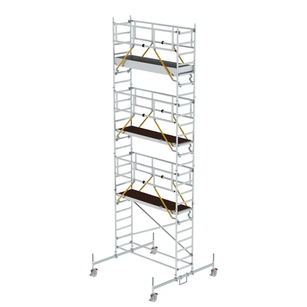 MUNK - Rollgerüst SG 0,75 x 2,45 m mit Fahrbalken Plattformhöhe 6,62 m