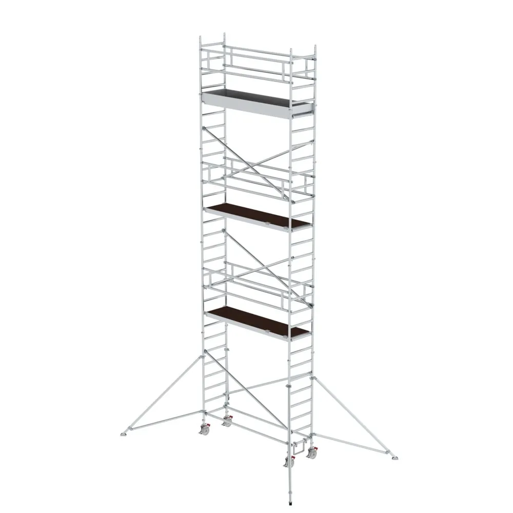 MUNK - Rollgerüst 0,75 x 2,45 m mit Ausleger Plattformhöhe 7,55 m