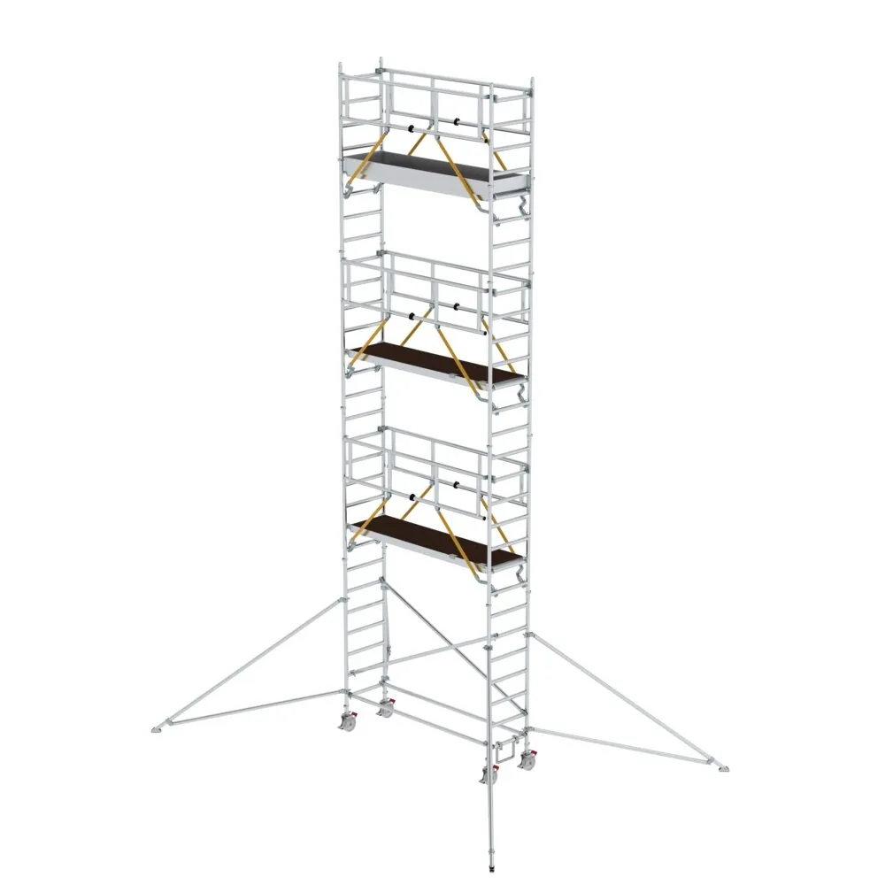 MUNK - Rollgerüst SG 0,75 x 2,45 m mit Ausleger Plattformhöhe 7,55 m