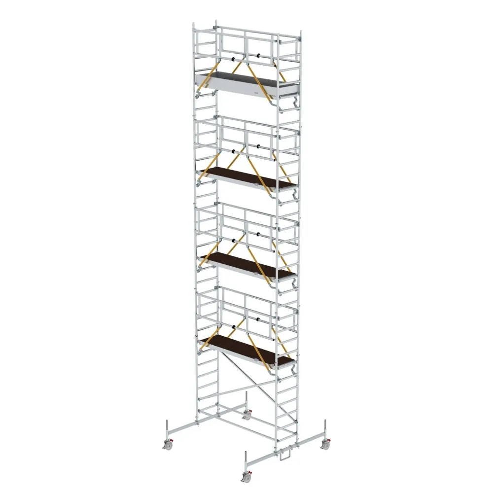 MUNK - Rollgerüst SG 0,75 x 2,45 m mit Fahrbalken Plattformhöhe 8,58 m