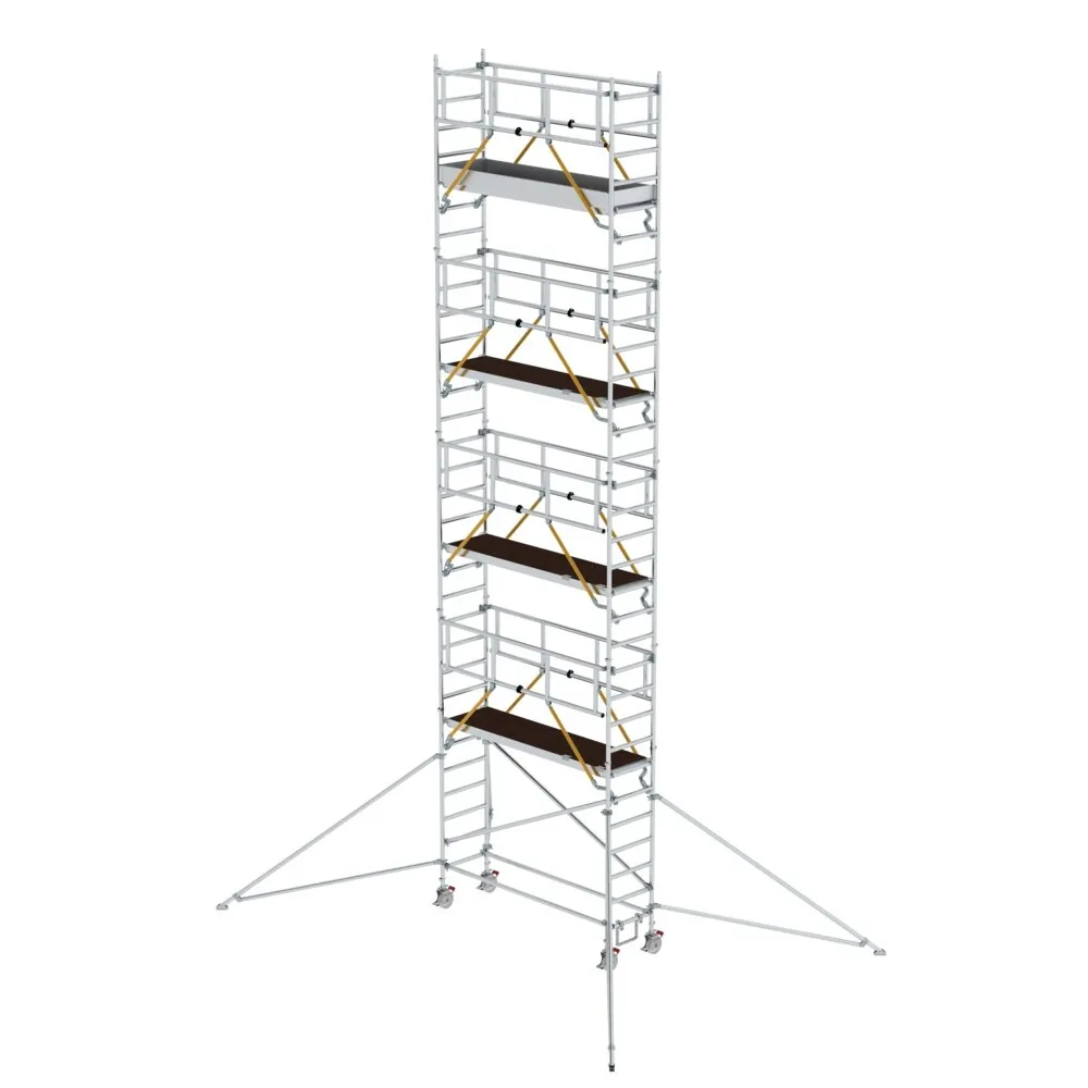MUNK - Rollgerüst SG 0,75 x 2,45 m mit Ausleger Plattformhöhe 8,39 m