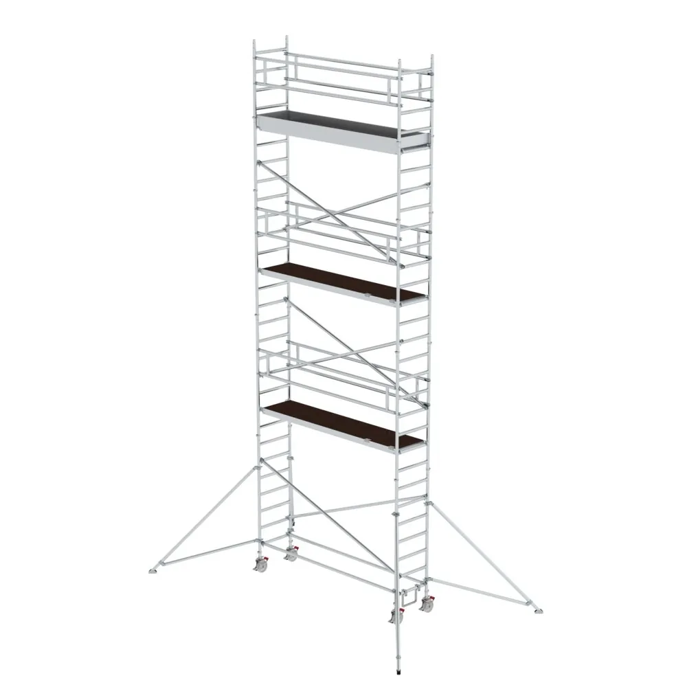 MUNK - Rollgerüst 0,75 x 3,0 m mit Ausleger Plattformhöhe 7,55 m