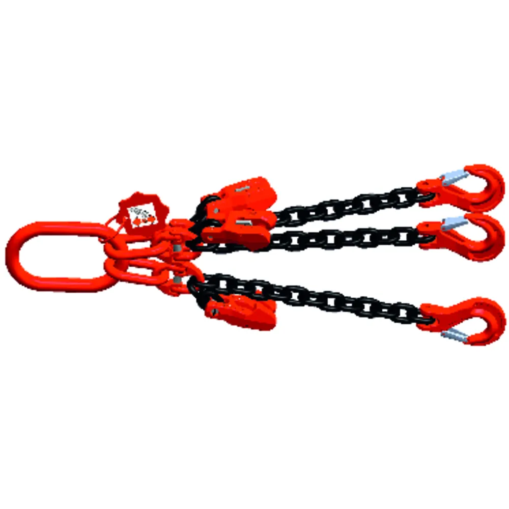 FS Hebetechnik - Dreistrang Kettengehänge Gabelkopf, 260 x 140mm, 11800kg