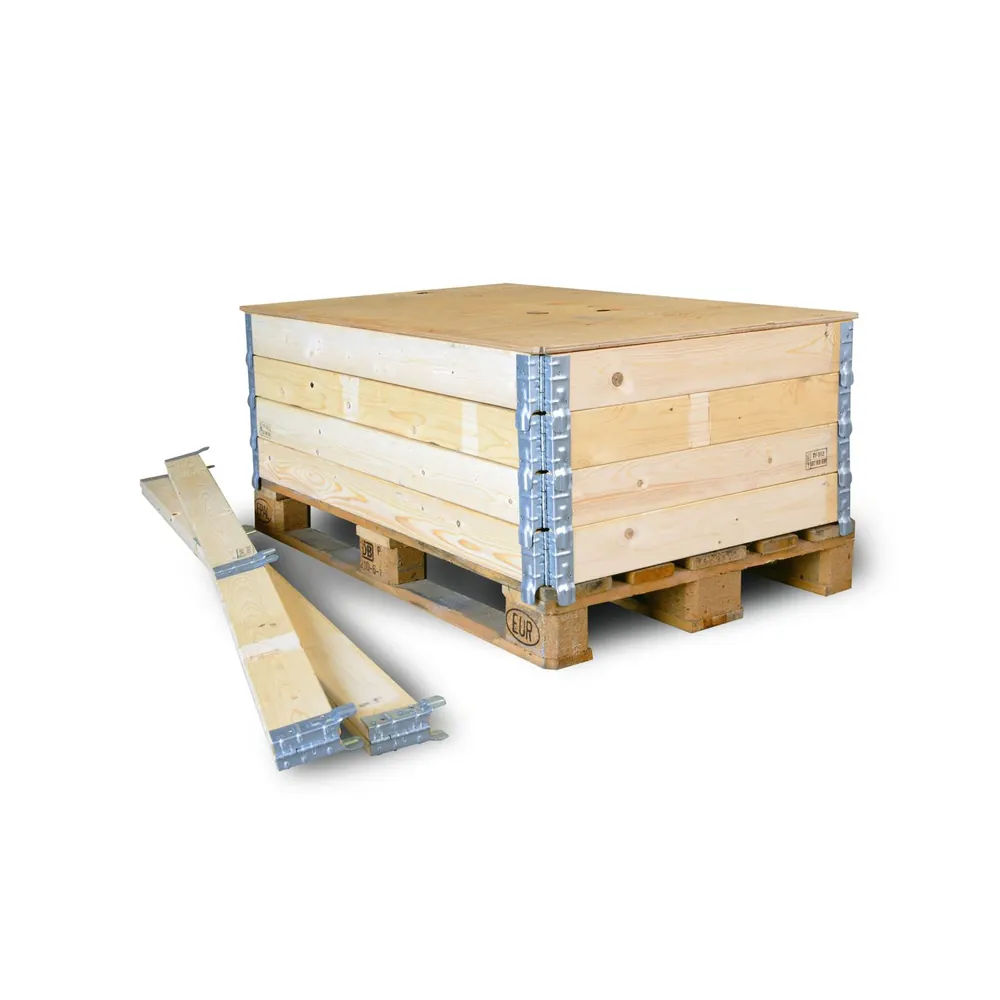 NOBRAND - Gitterbehälter 1t,vzk 1000x800x600,Klapp Hover Image