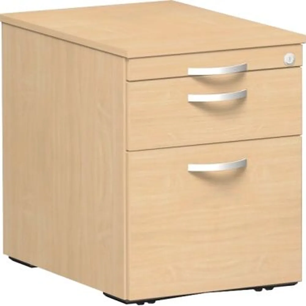 geramöbel - Rollcontainer Flex S-530152-BB 438x565x600mm buche