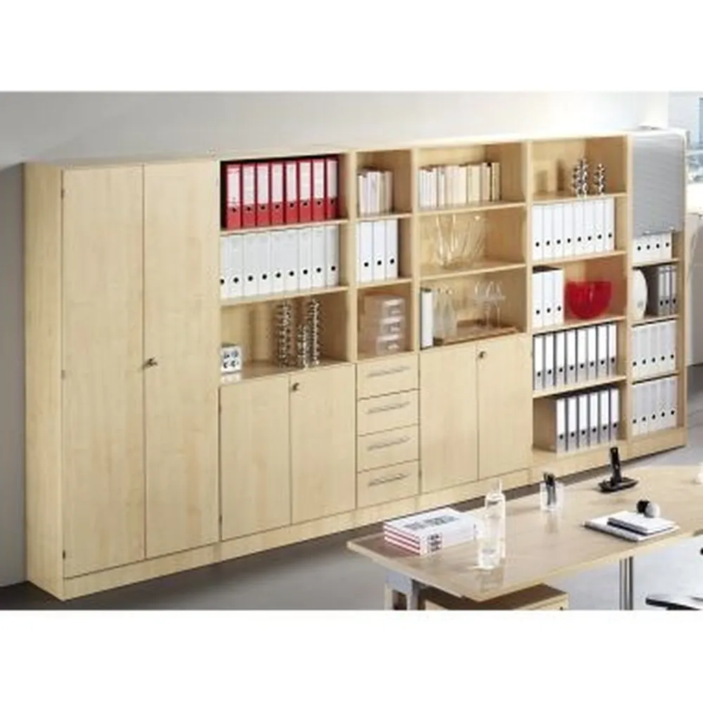 Hammerbacher - Flügeltürenschrank V6100/3/3/SG 5OH ahorn/ahorn Hover Image