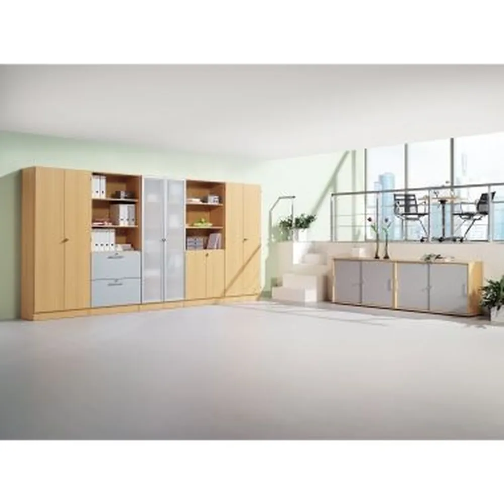 Hammerbacher - Flügeltürenschrank V6550/6/6/SG 3OH buche/buche Hover Image