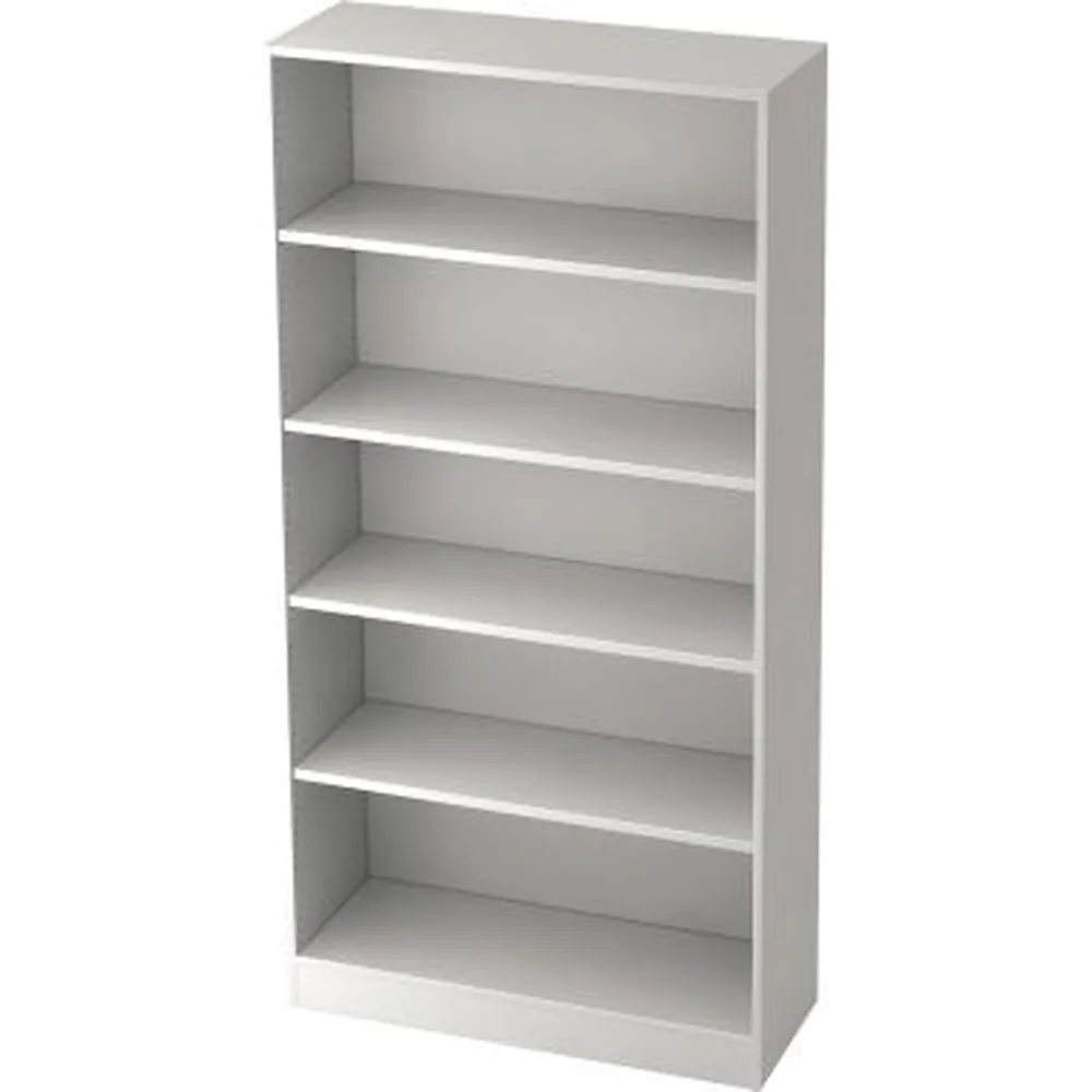 Hammerbacher - Regal Solid V6400/W 5OH 100x40x200,4cm weiß