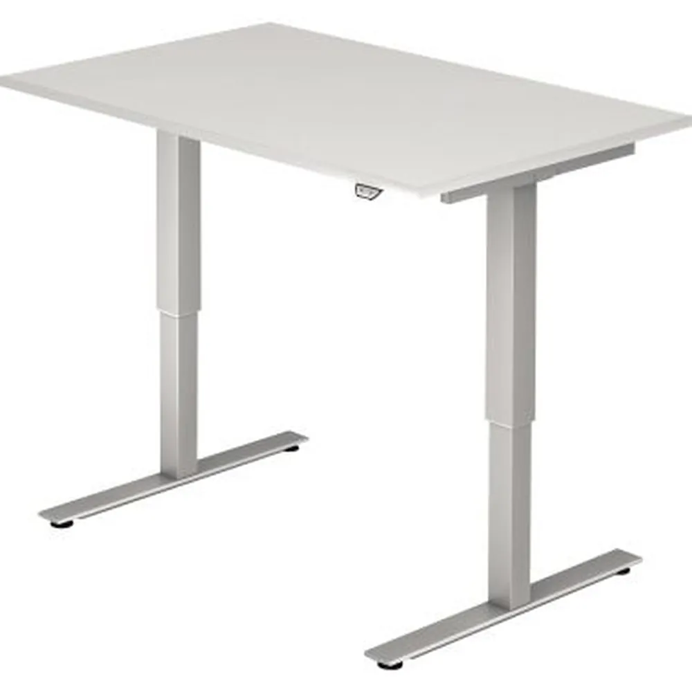 Hammerbacher - Schreibtisch VXMST12/W/S 120x80cm weiß