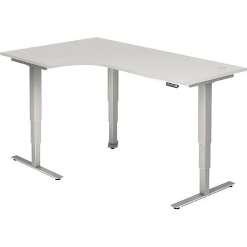 Hammerbacher - Schreibtisch VXDSM82/W/S 200x120cm weiß